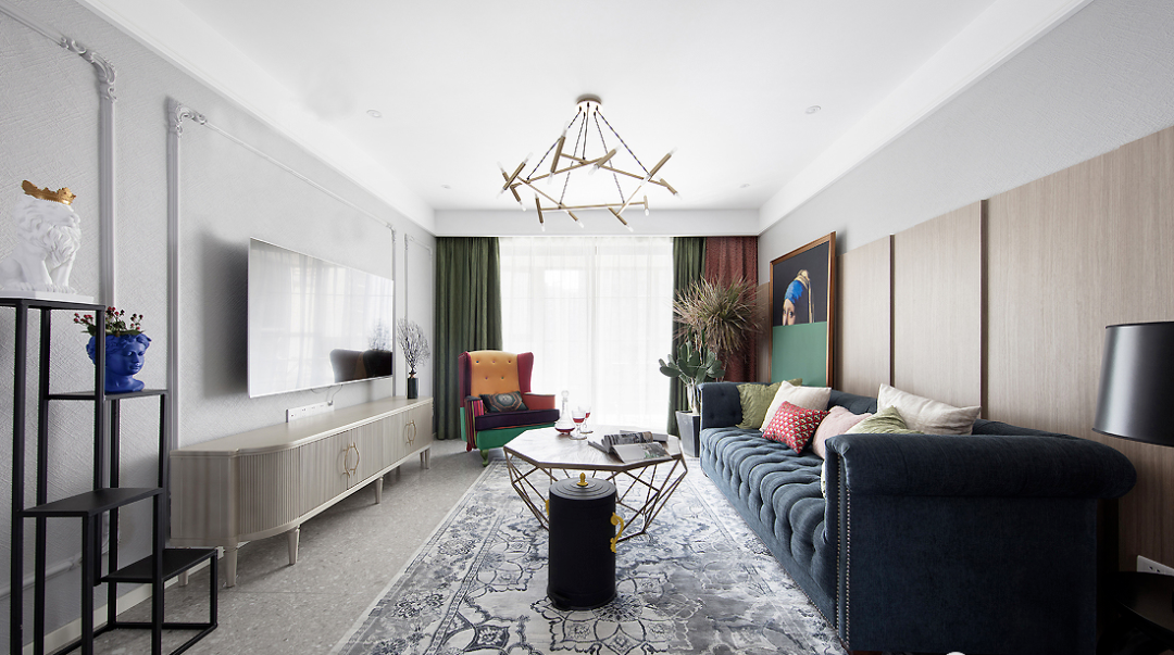 143㎡輕奢美式3室2廳，高顏值衣帽間強(qiáng)勢(shì)入鏡！