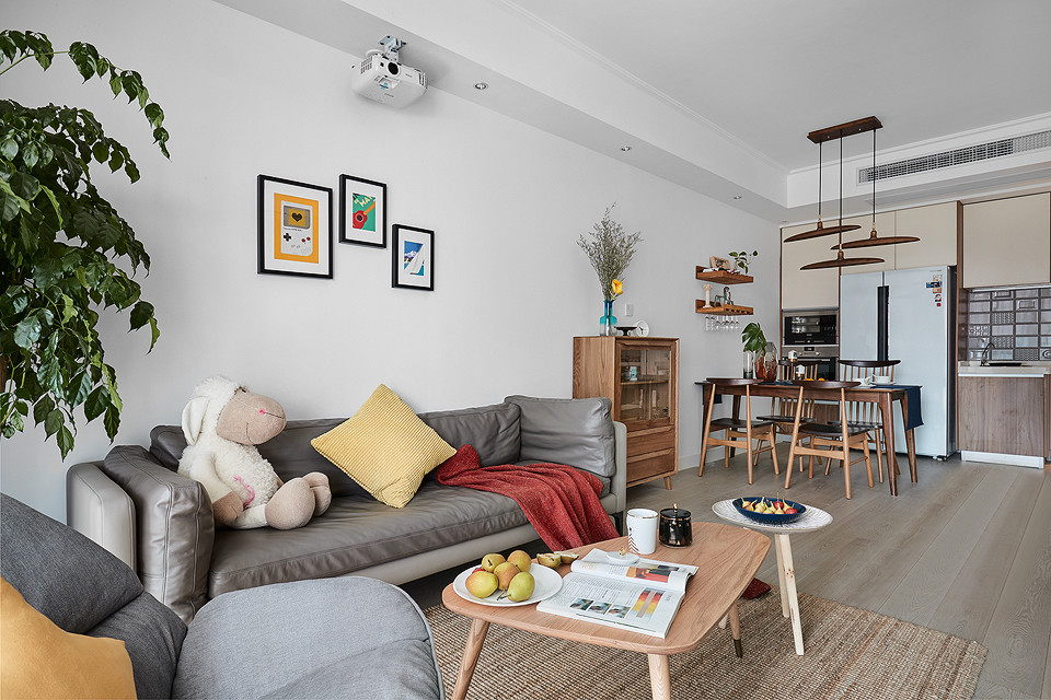 125㎡北歐原木3室2廳，打造慵懶舒適的愜意生活