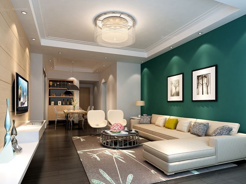 客廳裝修成這樣，30年都不過時(shí)！